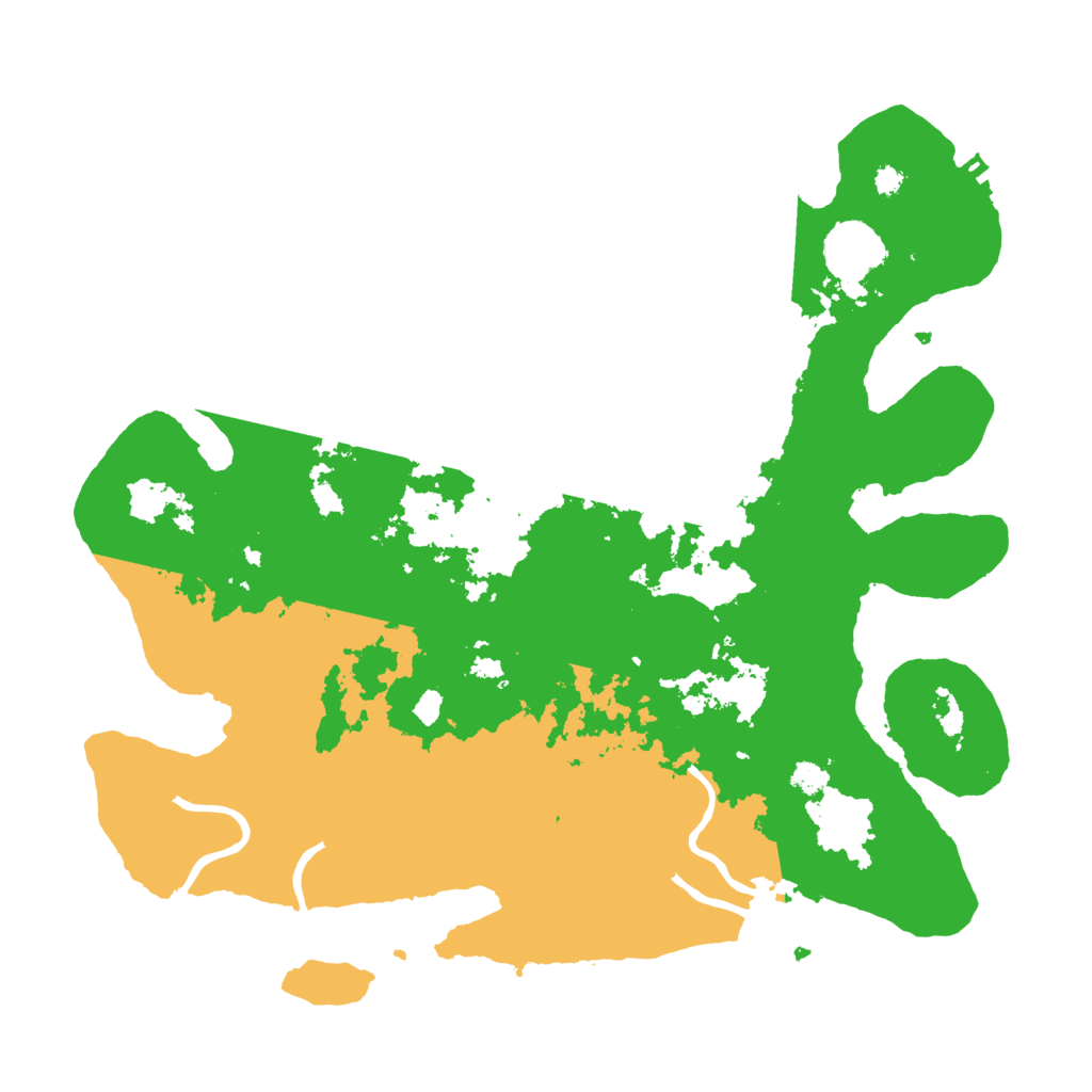 Biome Rust Map: Procedural Map, Size: 3500, Seed: 1868078456