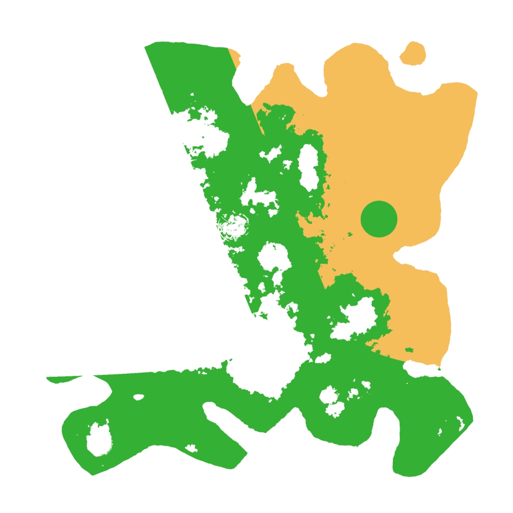 Biome Rust Map: Barren, Size: 3700, Seed: 270888