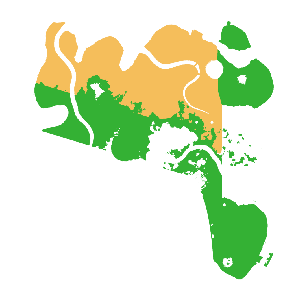 Biome Rust Map: Procedural Map, Size: 3000, Seed: 901419027