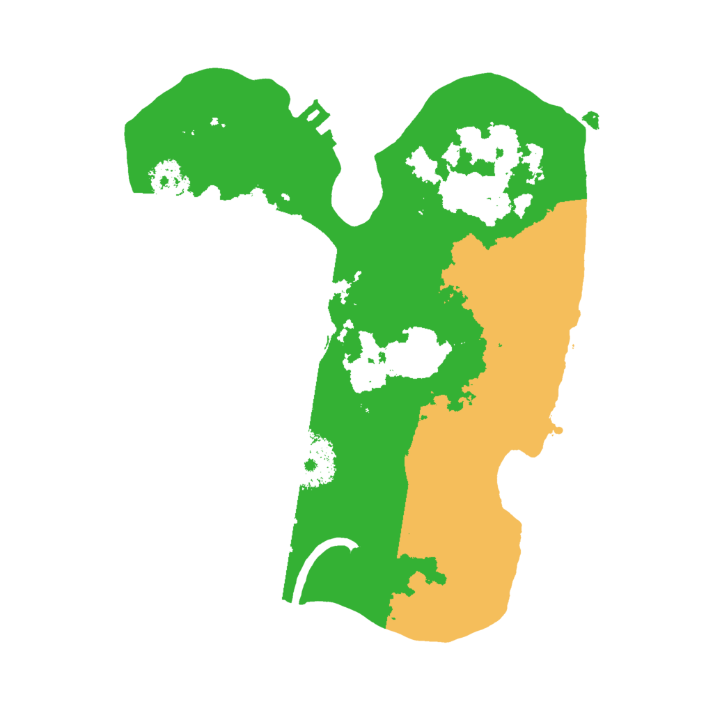 Biome Rust Map: Procedural Map, Size: 2000, Seed: 387789004