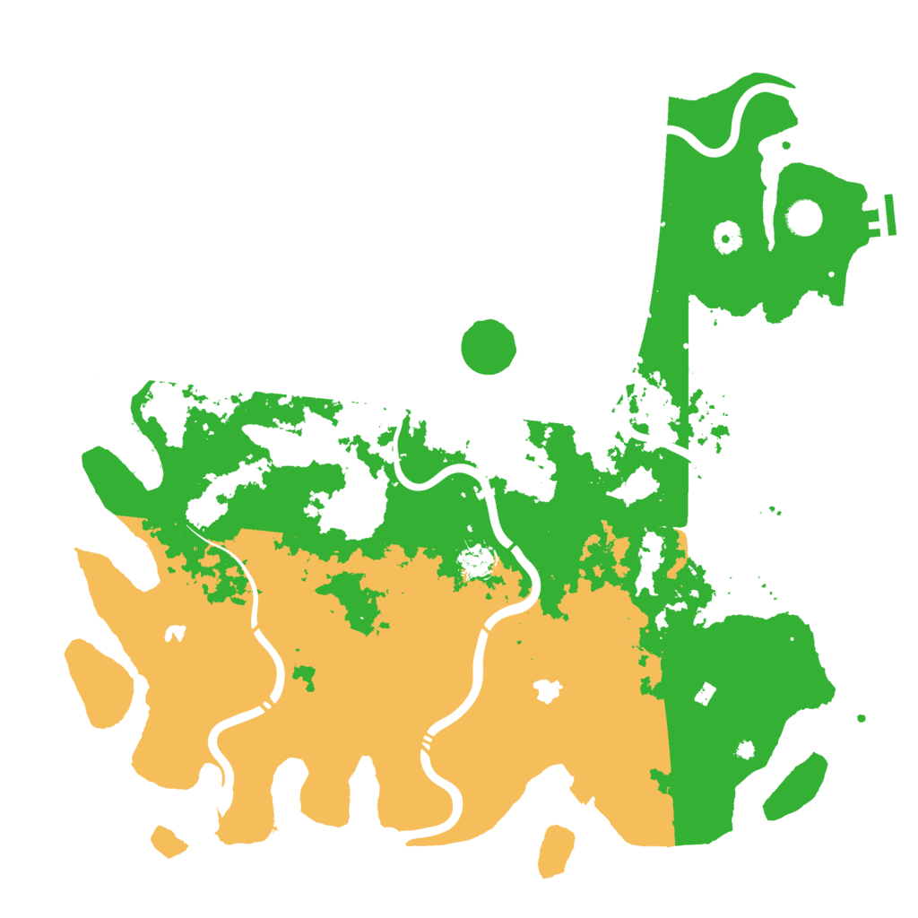 Biome Rust Map: Procedural Map, Size: 4500, Seed: 1711828212
