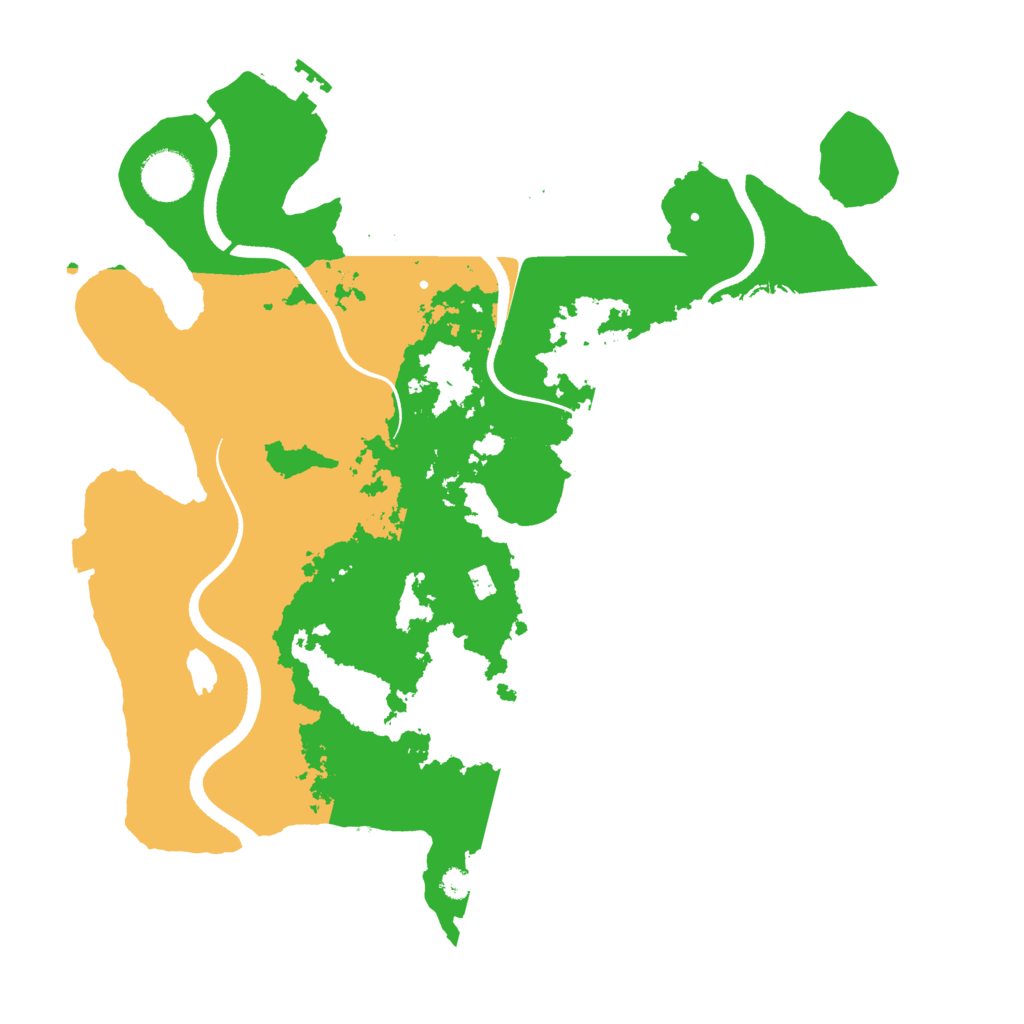 Biome Rust Map: Procedural Map, Size: 3500, Seed: 1544940654