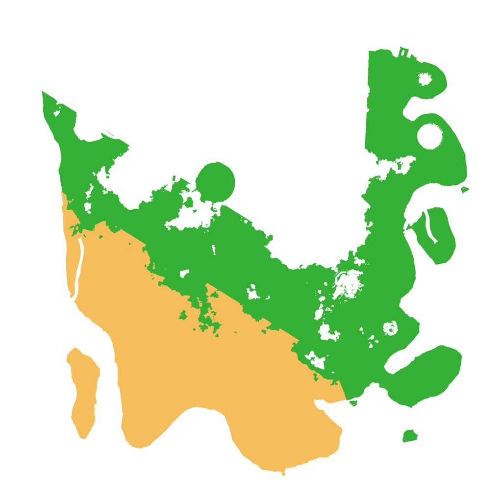 Biome Rust Map: Procedural Map, Size: 3500, Seed: 975983147