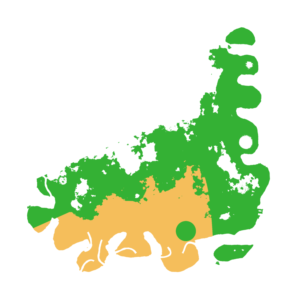 Biome Rust Map: Procedural Map, Size: 3850, Seed: 836928654