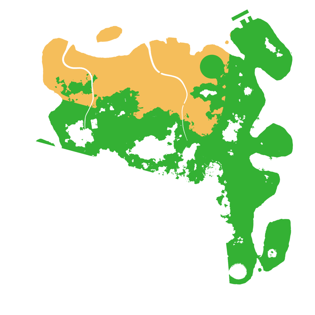 Biome Rust Map: Procedural Map, Size: 3500, Seed: 1986350319