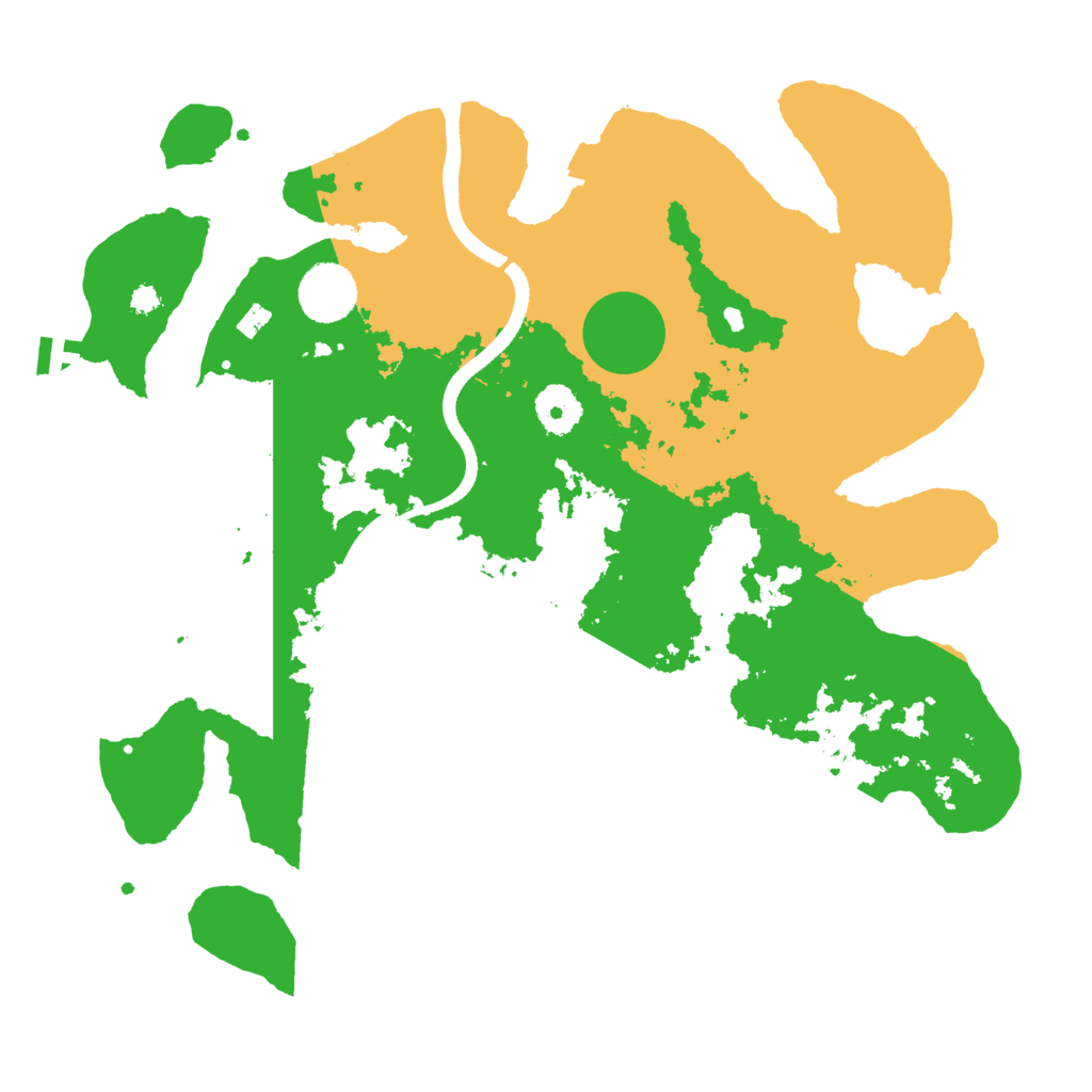 Biome Rust Map: Procedural Map, Size: 3500, Seed: 823362278