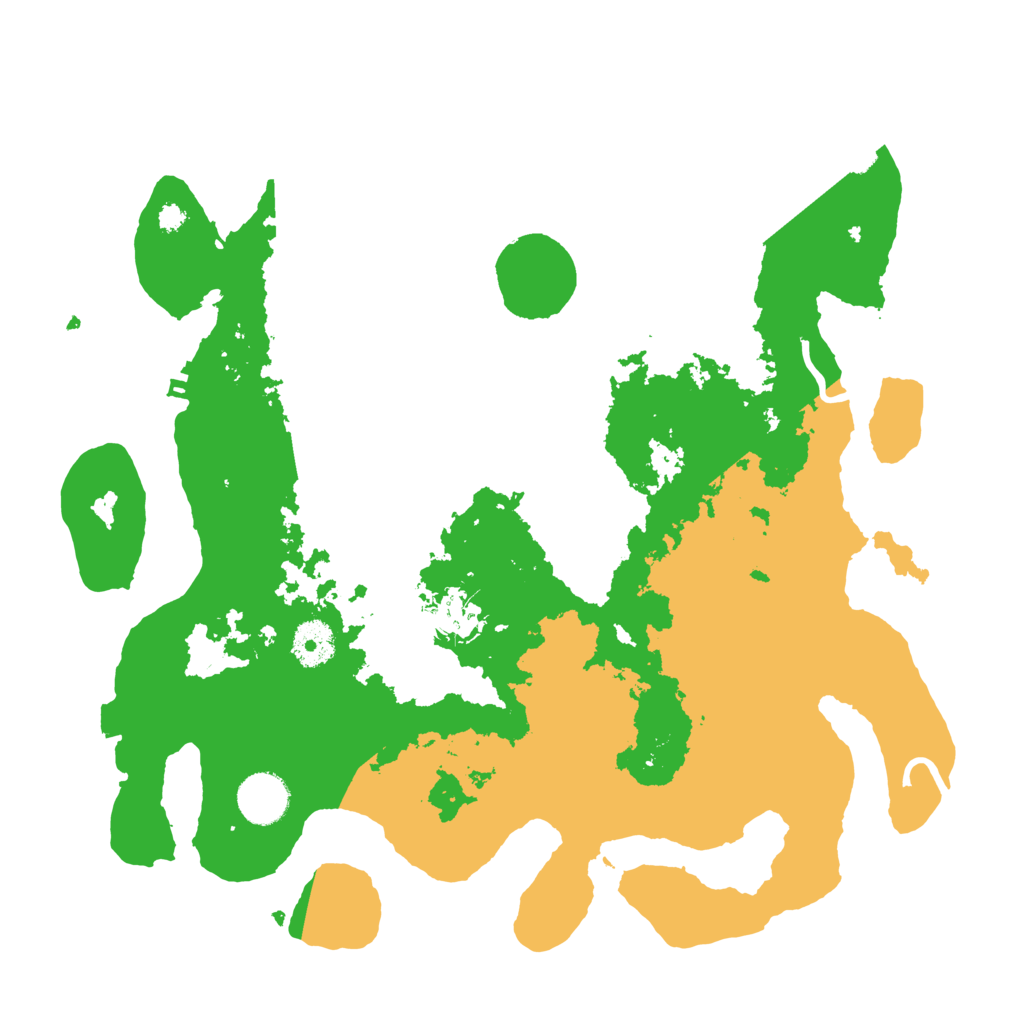 Biome Rust Map: Procedural Map, Size: 3500, Seed: 2678