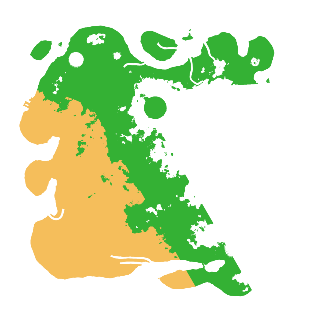 Biome Rust Map: Procedural Map, Size: 3700, Seed: 669078414