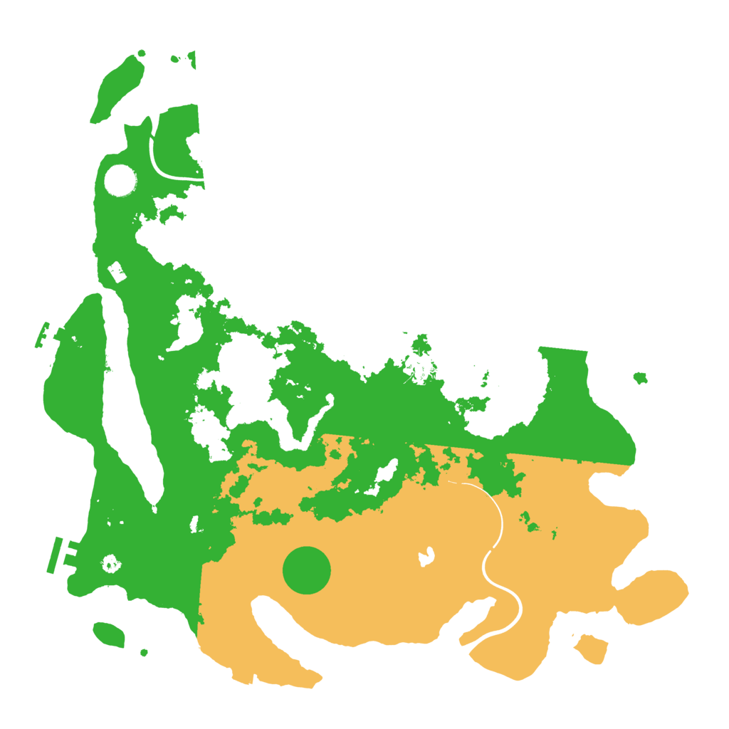 Biome Rust Map: Procedural Map, Size: 4000, Seed: 256810