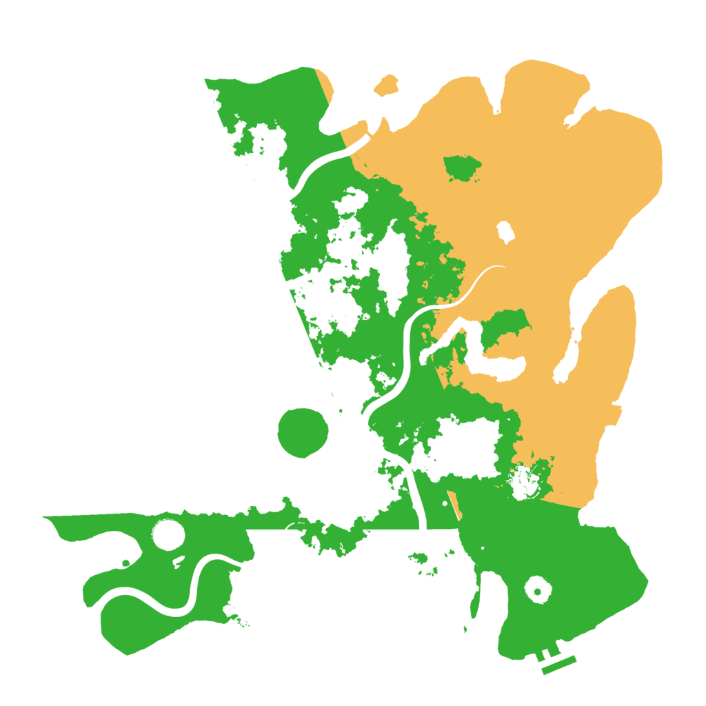 Biome Rust Map: Procedural Map, Size: 4000, Seed: 270888