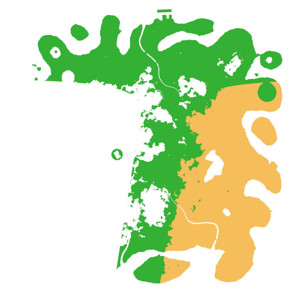 Biome Rust Map: Procedural Map, Size: 4250, Seed: 71516796
