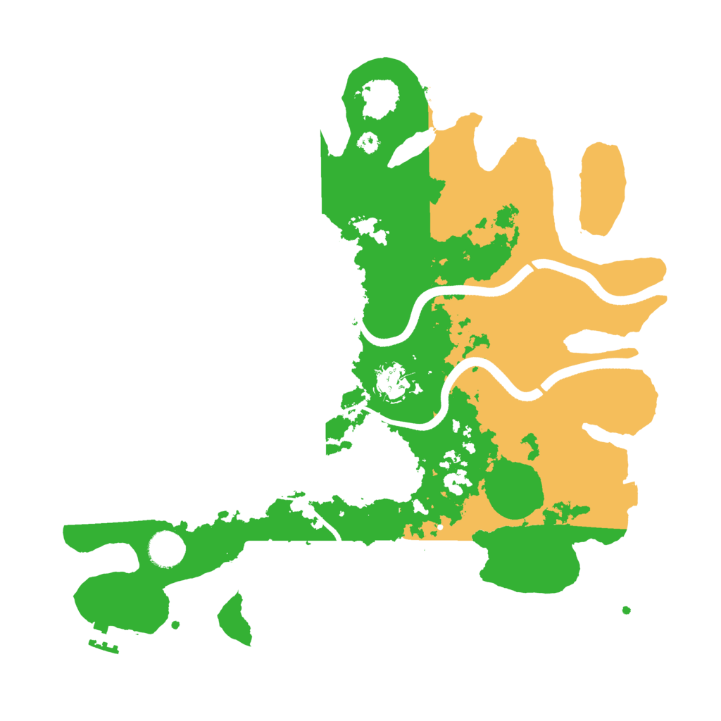 Biome Rust Map: Procedural Map, Size: 3500, Seed: 1609764399