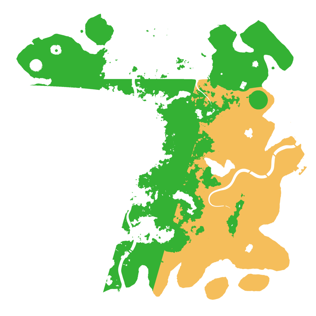 Biome Rust Map: Procedural Map, Size: 4500, Seed: 27