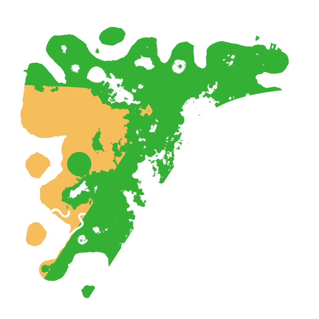 Biome Rust Map: Procedural Map, Size: 3500, Seed: 178765411