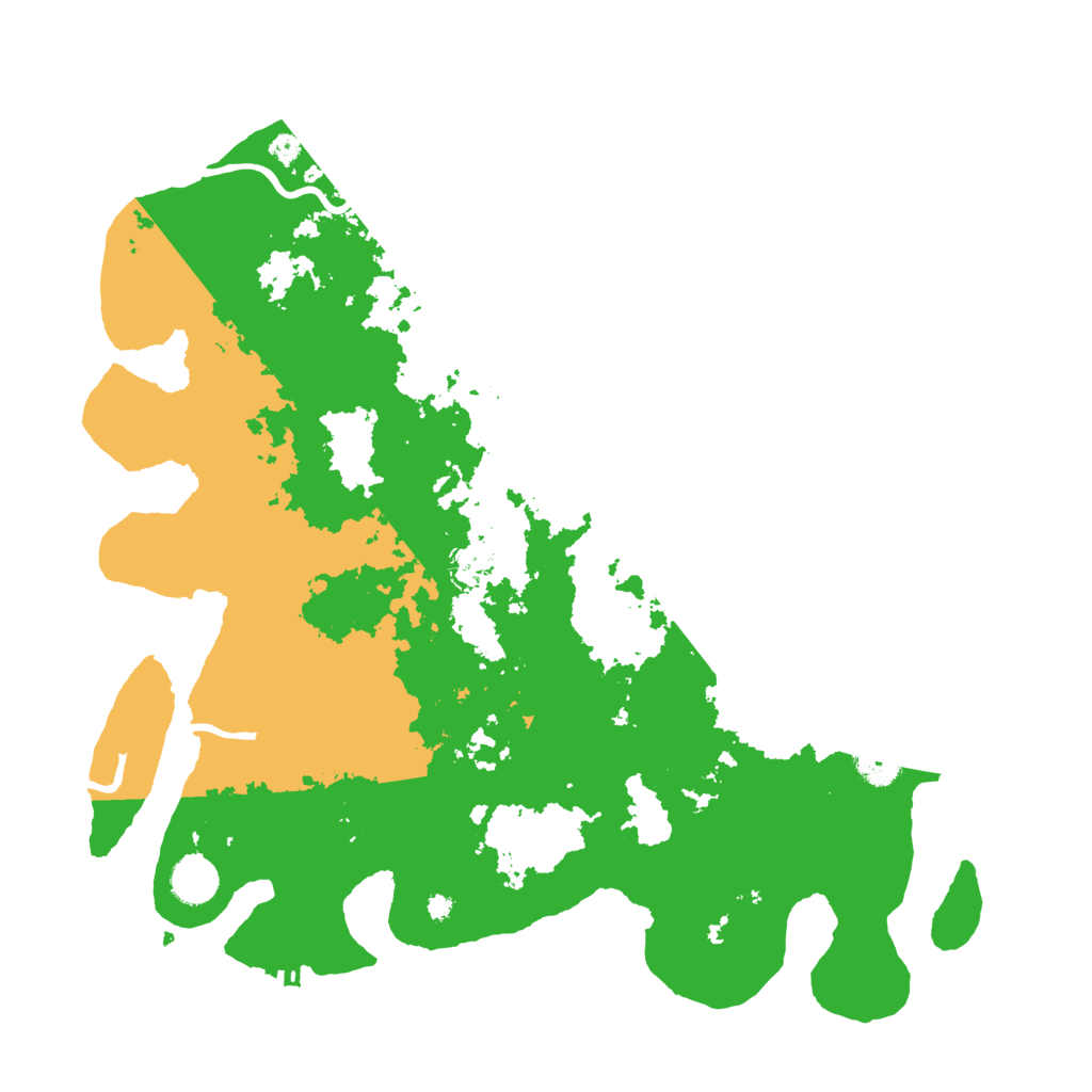 Biome Rust Map: Procedural Map, Size: 4000, Seed: 61056