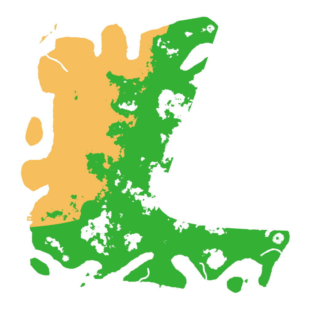 Biome Rust Map: Procedural Map, Size: 4350, Seed: 456515