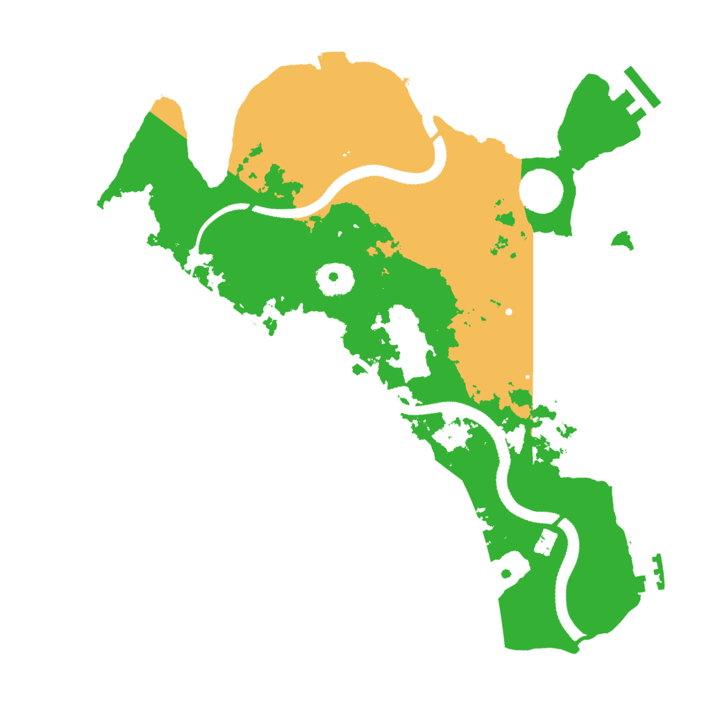 Biome Rust Map: Procedural Map, Size: 3000, Seed: 1386702131