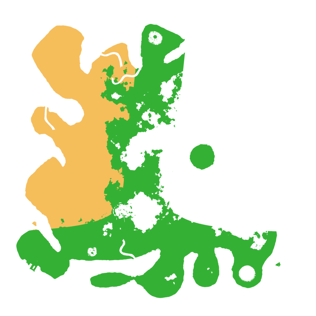 Biome Rust Map: Procedural Map, Size: 3500, Seed: 656144