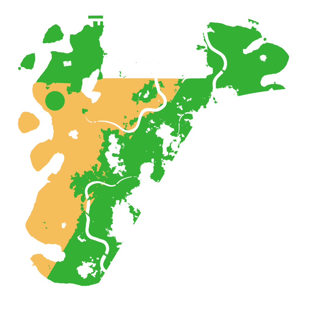 Biome Rust Map: Procedural Map, Size: 4250, Seed: 1130952403