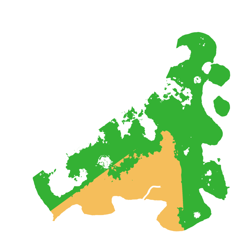 Biome Rust Map: Procedural Map, Size: 3500, Seed: 756614