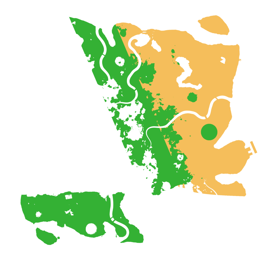 Biome Rust Map: Procedural Map, Size: 4250, Seed: 1229242139