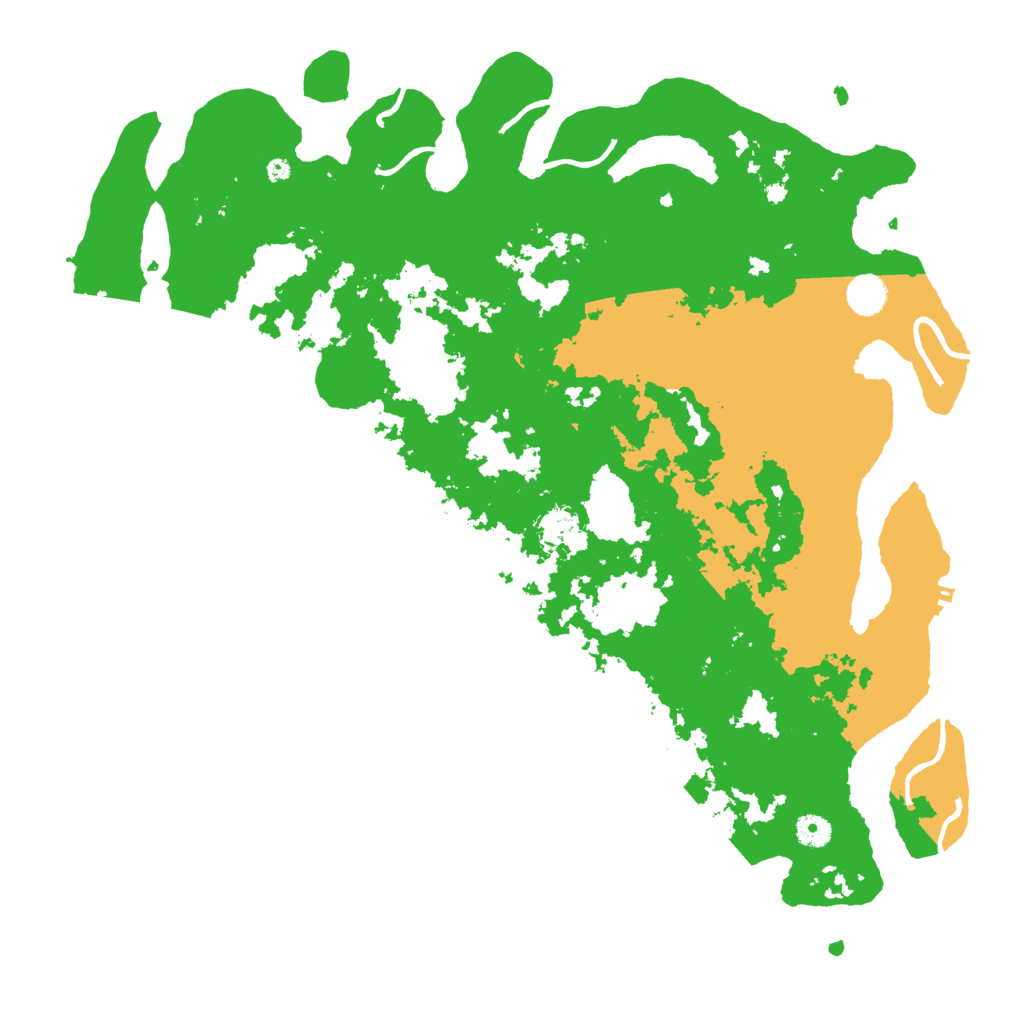 Biome Rust Map: Procedural Map, Size: 4500, Seed: 292204208