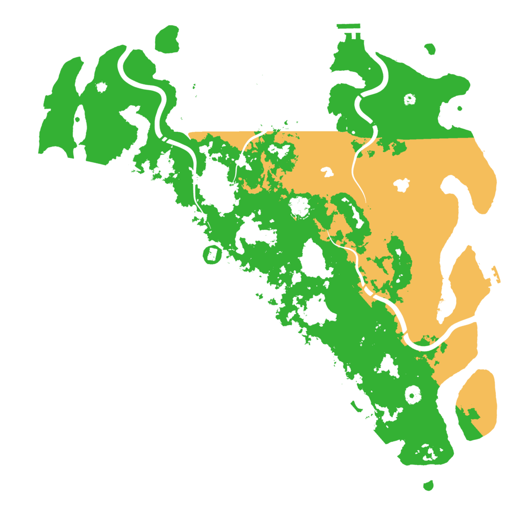 Biome Rust Map: Procedural Map, Size: 4500, Seed: 292204208