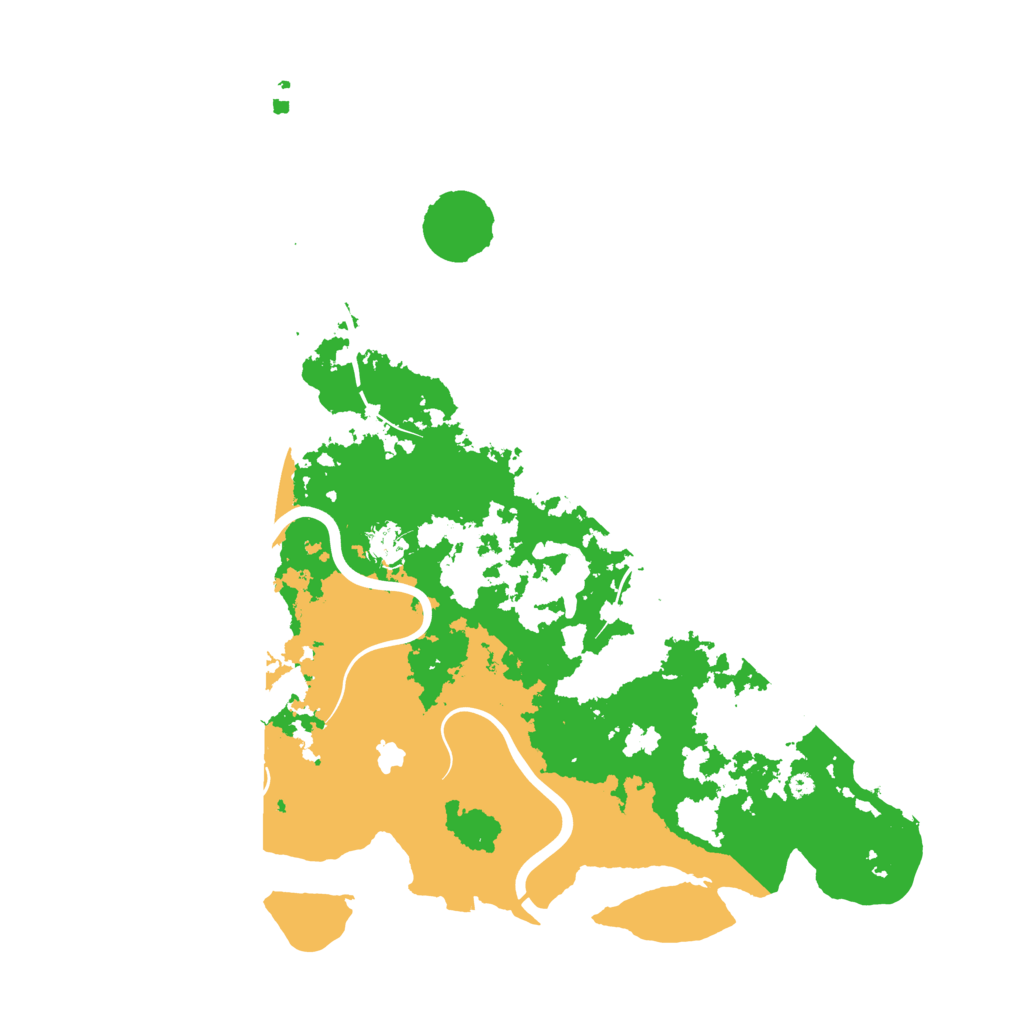 Biome Rust Map: Procedural Map, Size: 4250, Seed: 25391