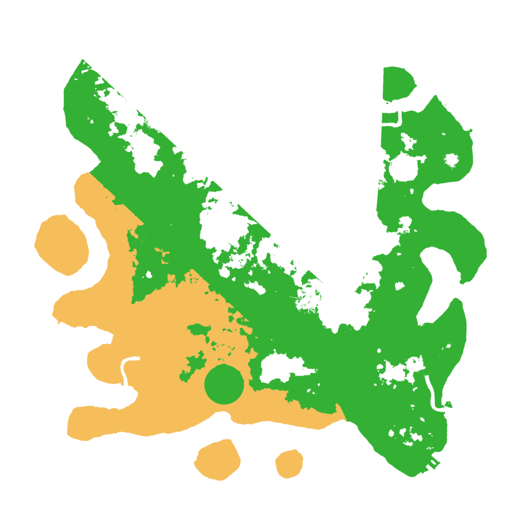 Biome Rust Map: Procedural Map, Size: 3500, Seed: 1138831058