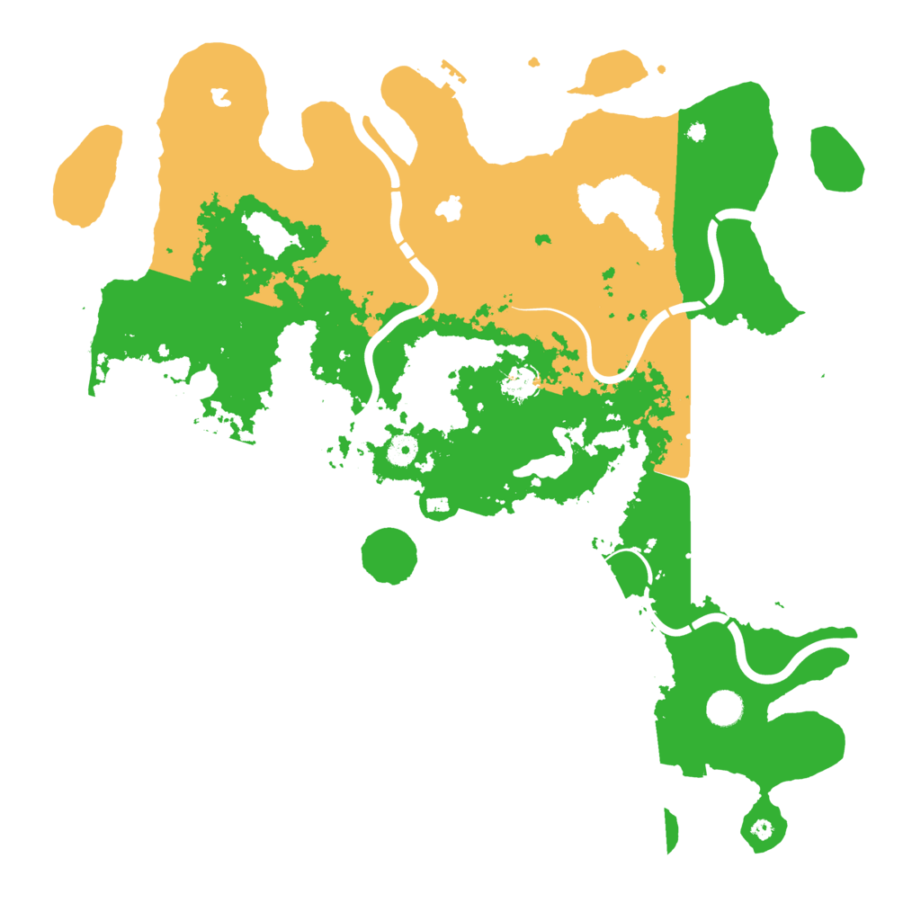 Biome Rust Map: Procedural Map, Size: 4500, Seed: 1263586642