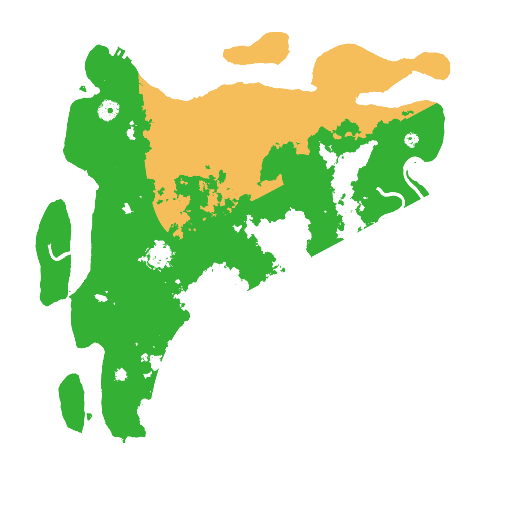 Biome Rust Map: Procedural Map, Size: 3700, Seed: 1816149