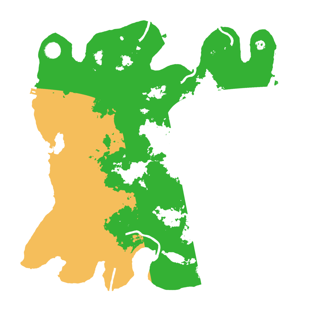 Biome Rust Map: Procedural Map, Size: 3500, Seed: 1637456543