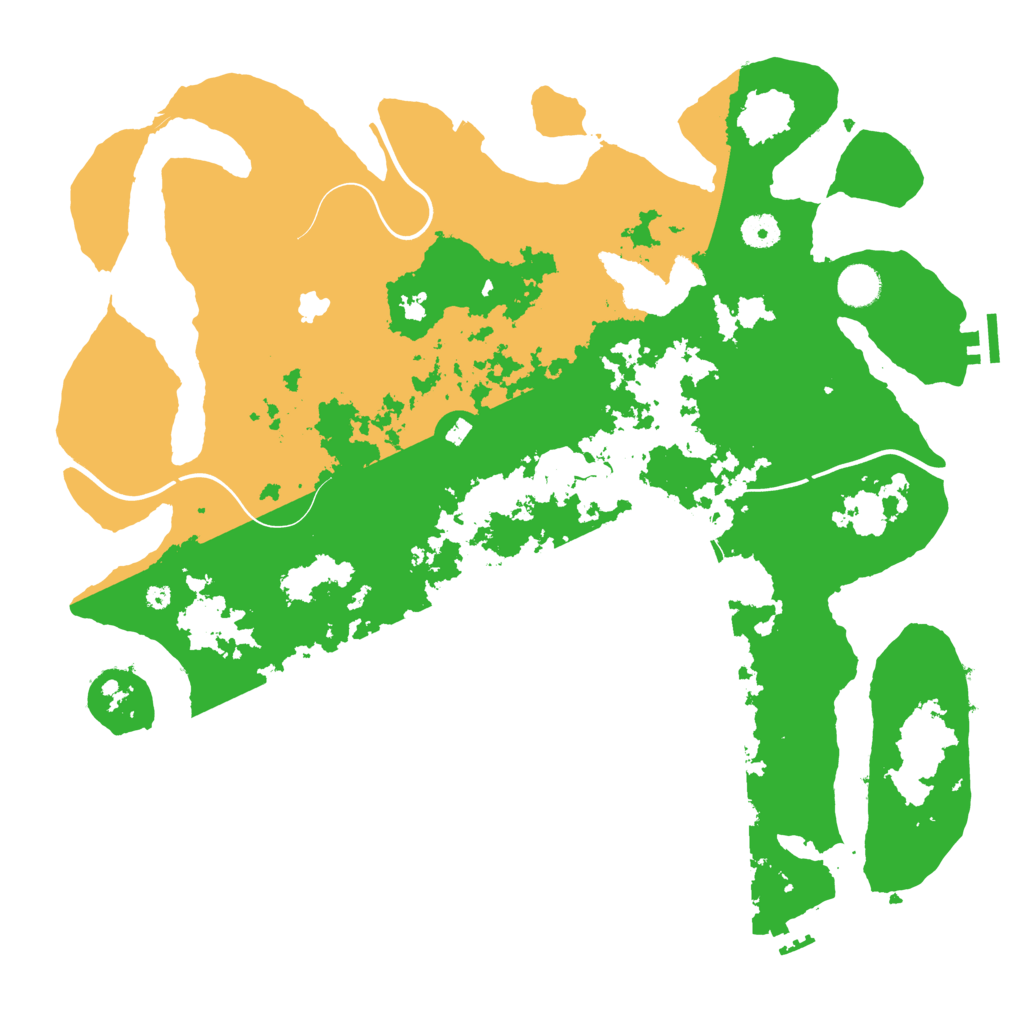 Biome Rust Map: Procedural Map, Size: 4200, Seed: 1718291244