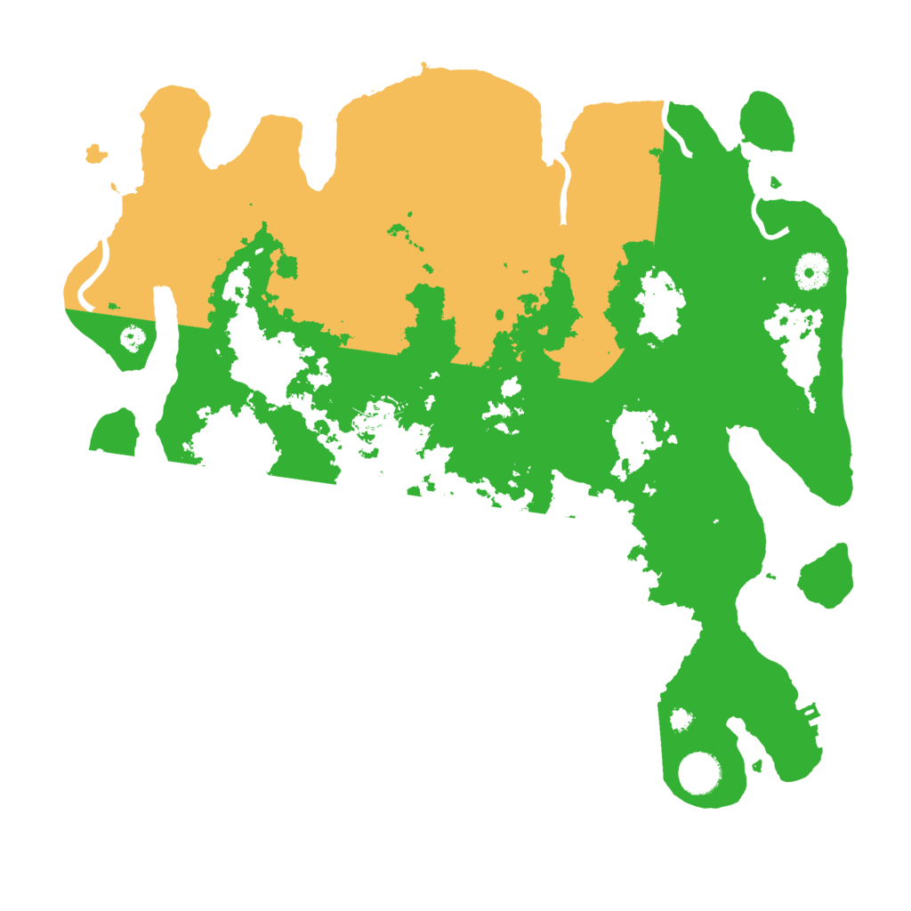 Biome Rust Map: Procedural Map, Size: 3800, Seed: 865891