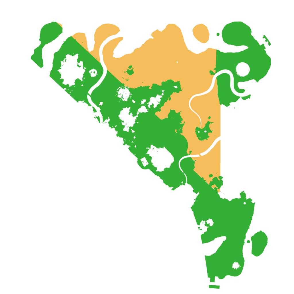 Biome Rust Map: Procedural Map, Size: 3750, Seed: 436363325