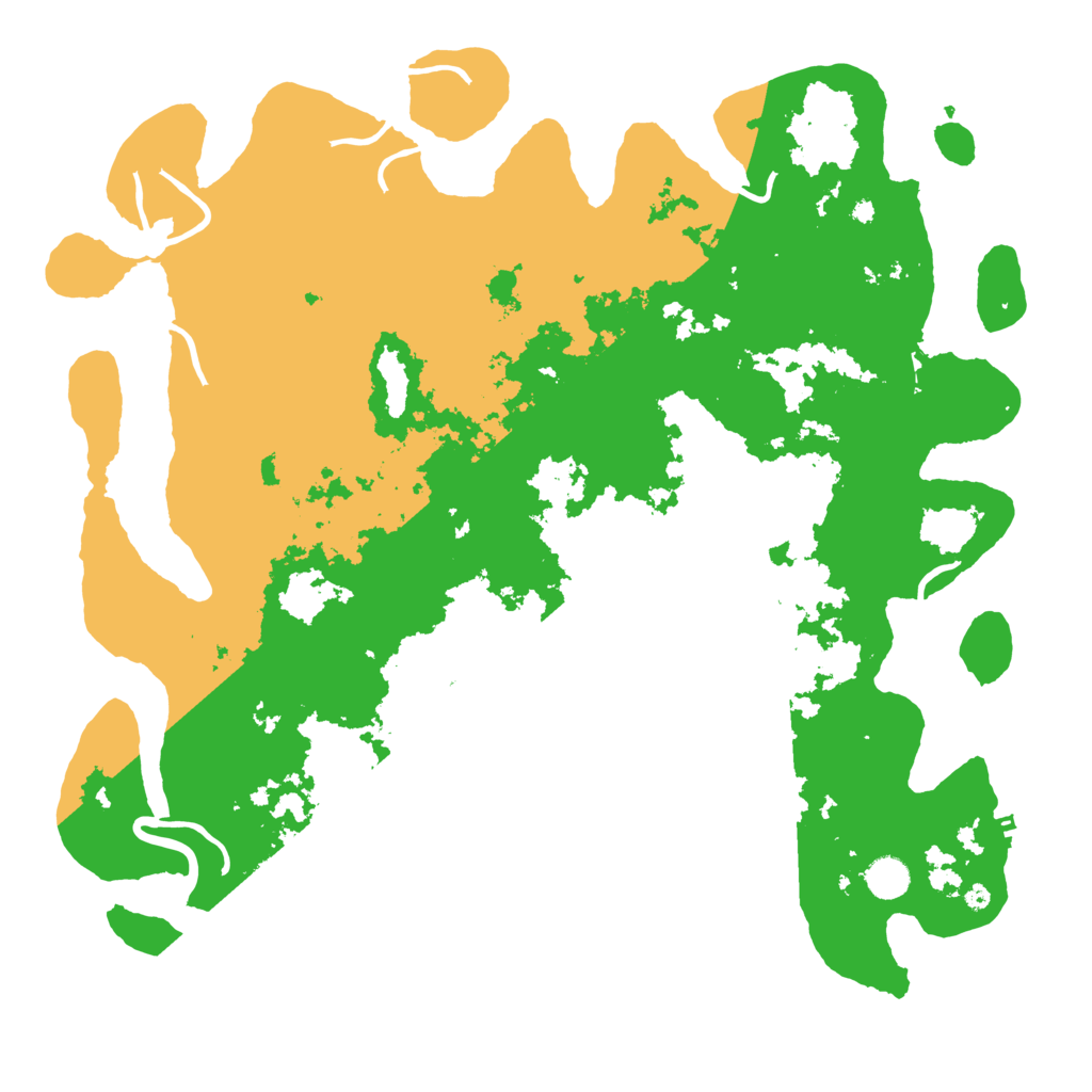 Biome Rust Map: Procedural Map, Size: 4500, Seed: 8440