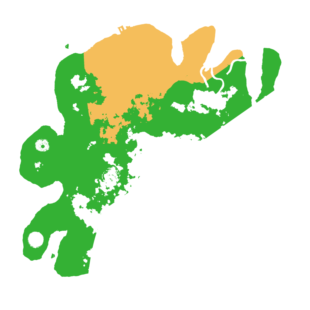 Biome Rust Map: Procedural Map, Size: 3500, Seed: 118403304