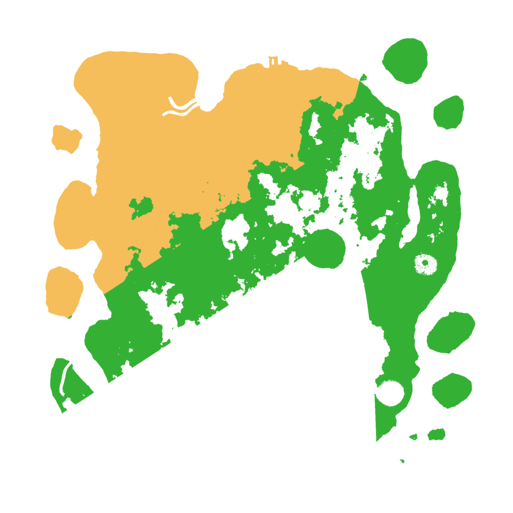 Biome Rust Map: Procedural Map, Size: 3500, Seed: 519060069