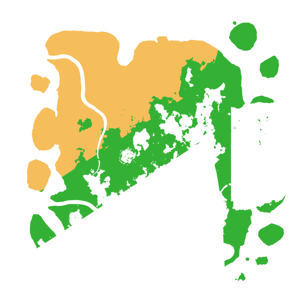 Biome Rust Map: Procedural Map, Size: 3500, Seed: 519060069