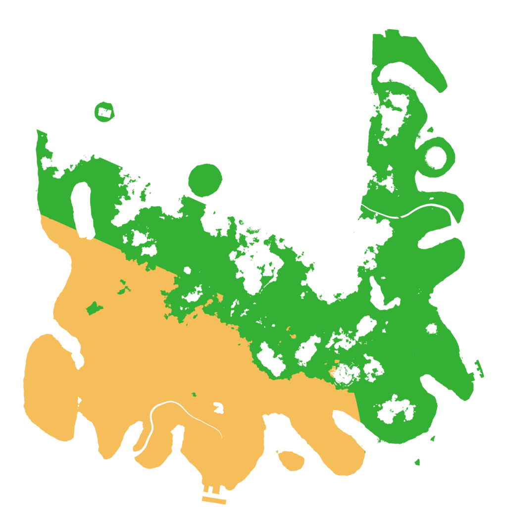 Biome Rust Map: Procedural Map, Size: 4250, Seed: 1352233758