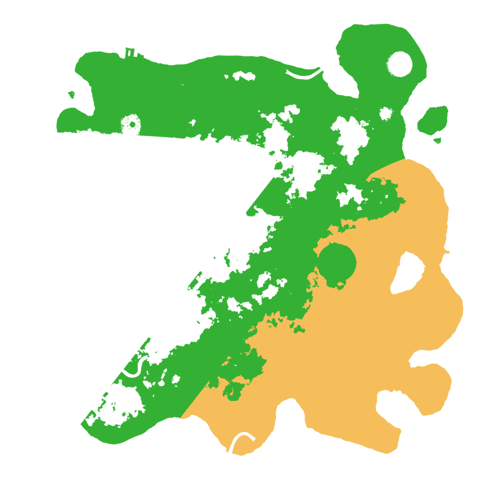 Biome Rust Map: Procedural Map, Size: 3500, Seed: 2100035763