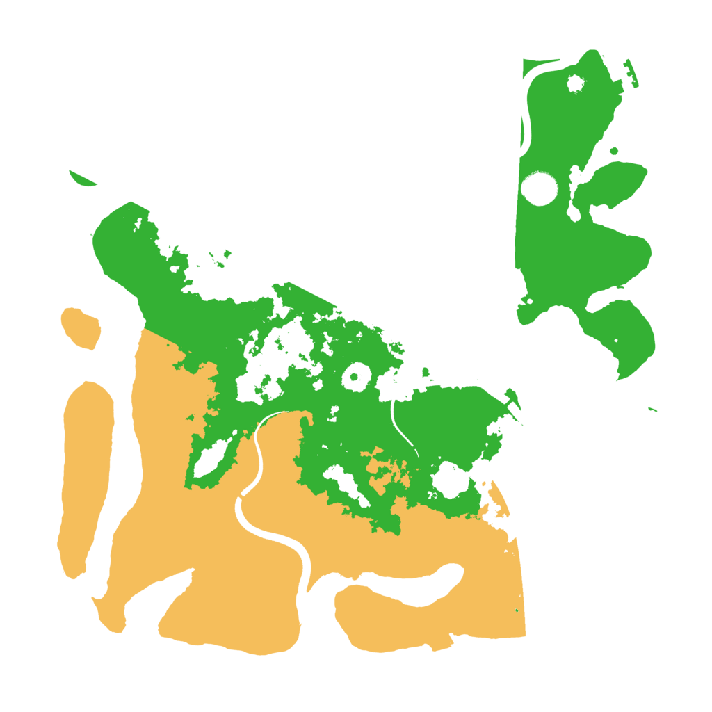Biome Rust Map: Procedural Map, Size: 3700, Seed: 620903925