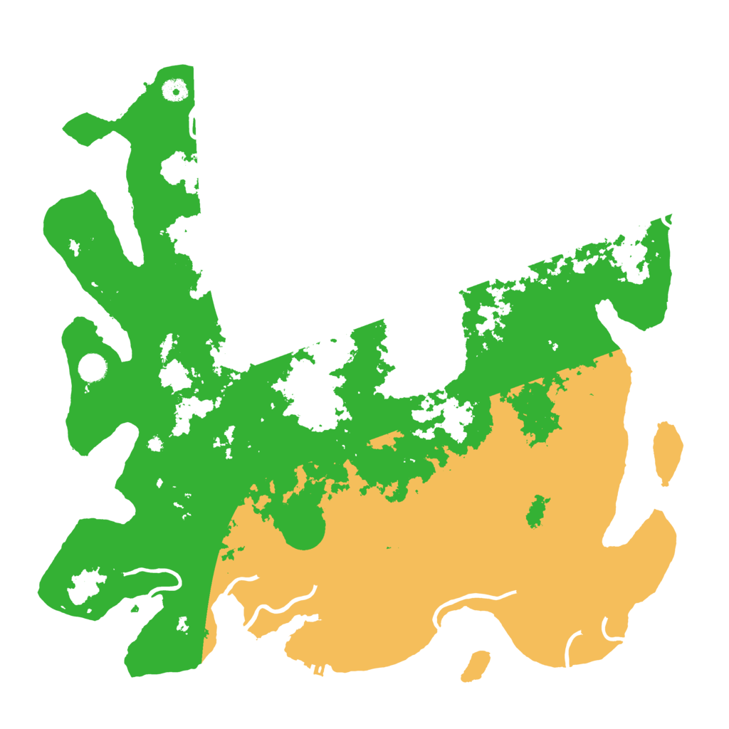 Biome Rust Map: Procedural Map, Size: 4500, Seed: 1840983816