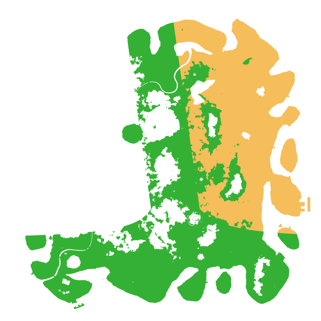 Biome Rust Map: Procedural Map, Size: 4500, Seed: 814063080