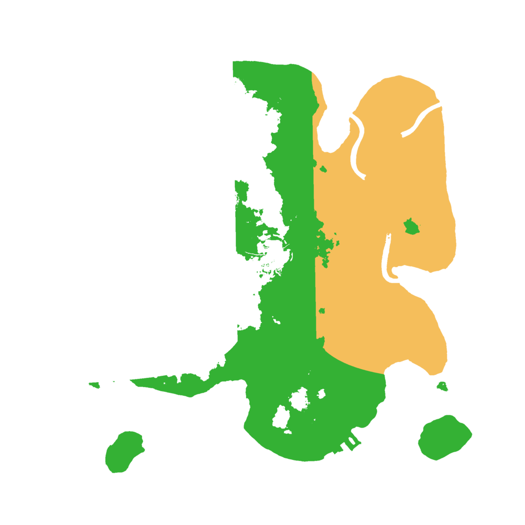 Biome Rust Map: Procedural Map, Size: 2500, Seed: 680138814