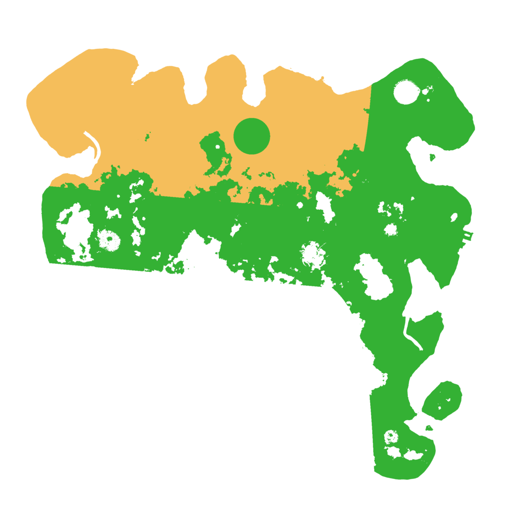 Biome Rust Map: Procedural Map, Size: 3700, Seed: 76339751