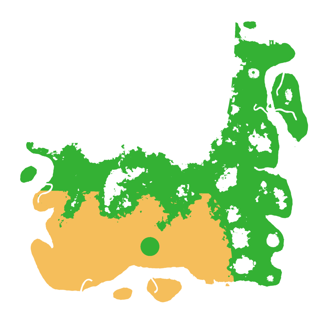 Biome Rust Map: Procedural Map, Size: 4500, Seed: 17293145