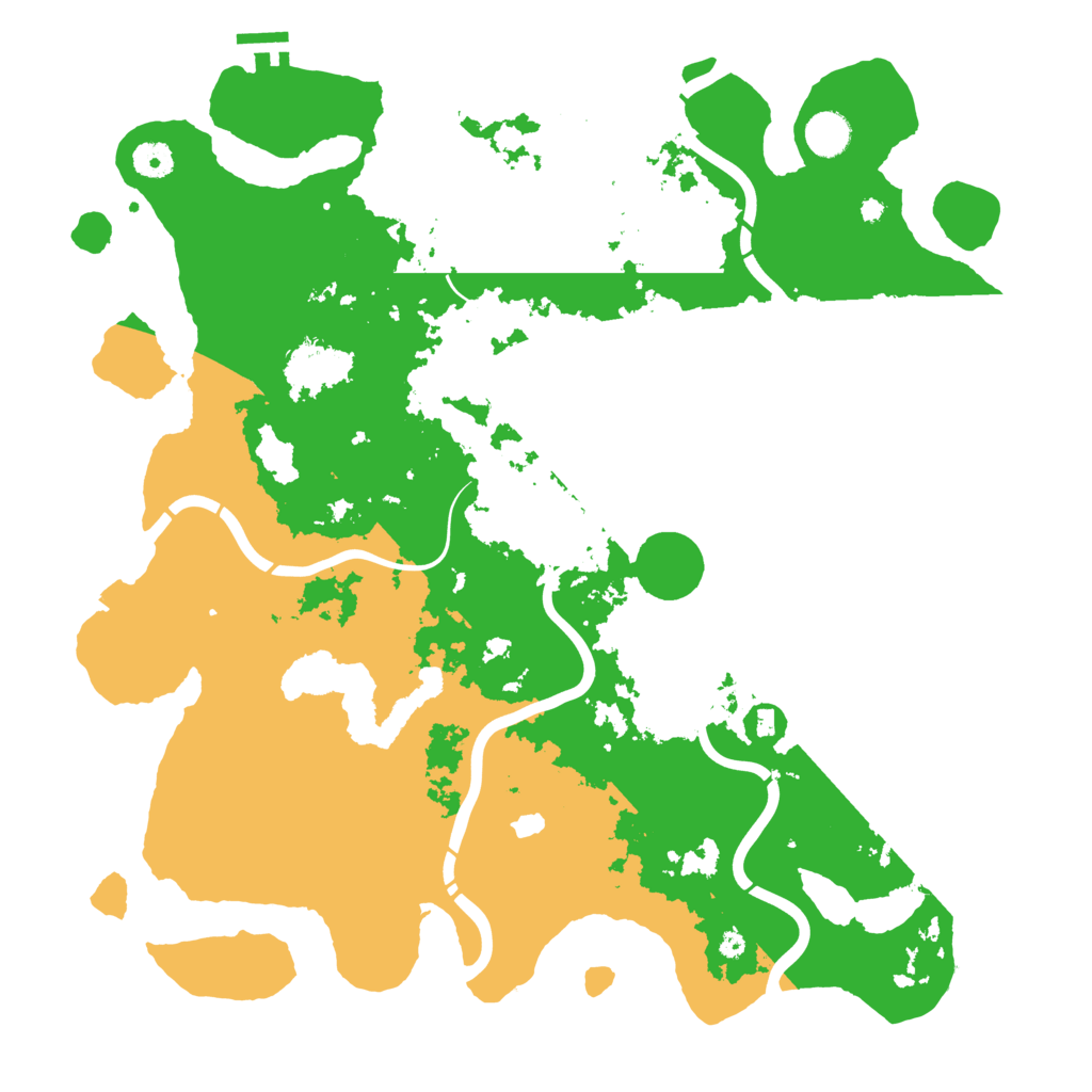 Biome Rust Map: Procedural Map, Size: 4250, Seed: 1036538041