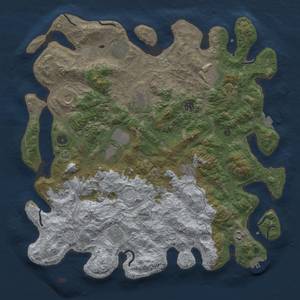 Thumbnail Rust Map: Procedural Map, Size: 4500, Seed: 81237265, 18 Monuments