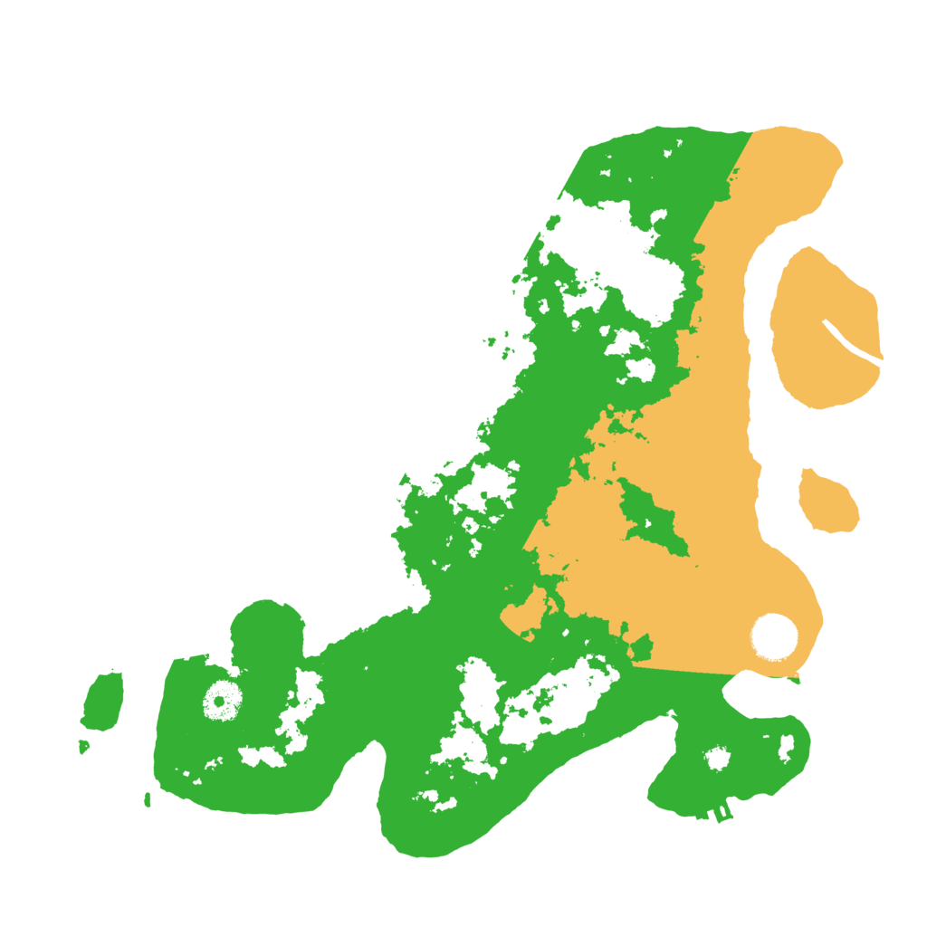 Biome Rust Map: Procedural Map, Size: 3500, Seed: 68483040